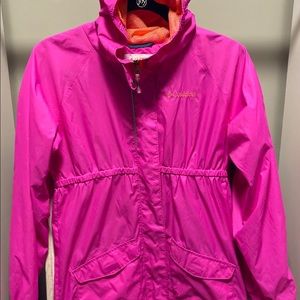 Columbia Women’s Large Hooded Windbreaker Full Zip